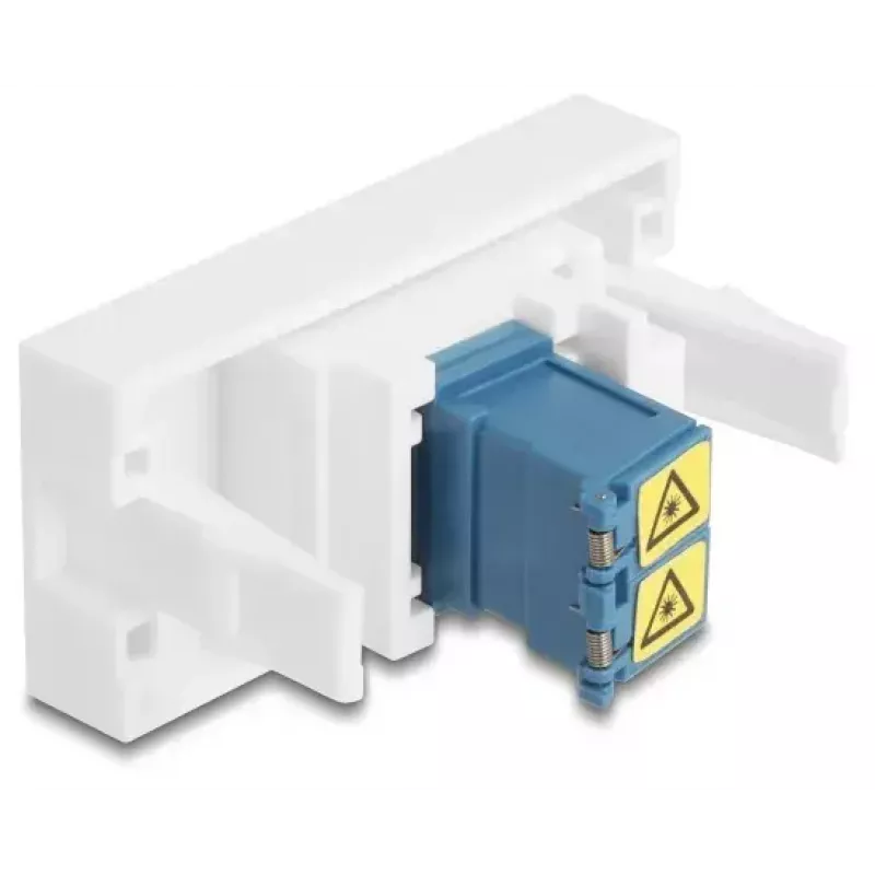 DeLOCK 90876 jungčių adapteris LC Duplex Mėlyna Balta