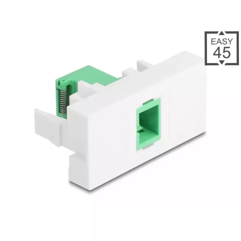 DeLOCK 90877 kabelio jungčių adapteris SC Simplex žalia balta