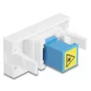 DeLOCK 90878 kabelių jungties adapteris SC Simplex mėlyna balta