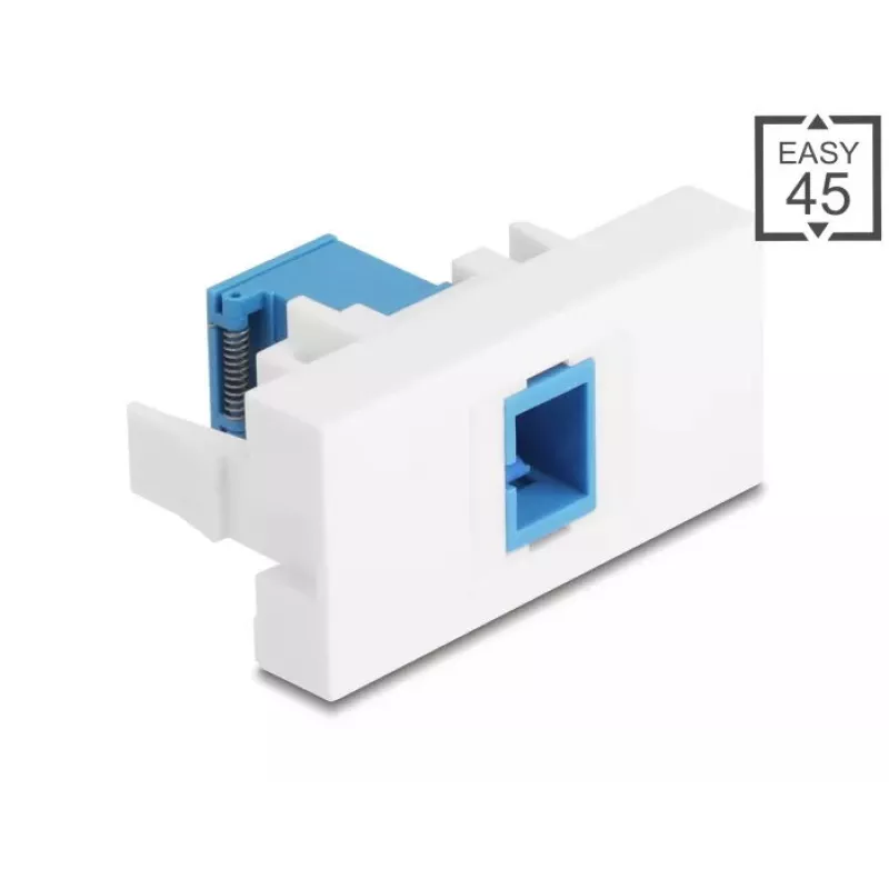 DeLOCK 90878 kabelių jungties adapteris SC Simplex mėlyna balta