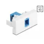 DeLOCK 90878 kabelių jungties adapteris SC Simplex mėlyna balta