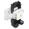 DeLOCK 90879 jungčių adapteris RJ45 LSA 180° juoda balta