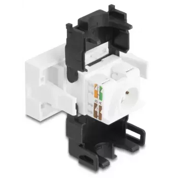 DeLOCK 90879 jungčių adapteris RJ45 LSA 180° juoda balta
