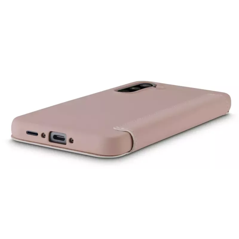 Dėklas-knygelė Hama Fantastic Feel Galaxy A36 5G 17 cm 2 kortelių kišenėlės Nude
