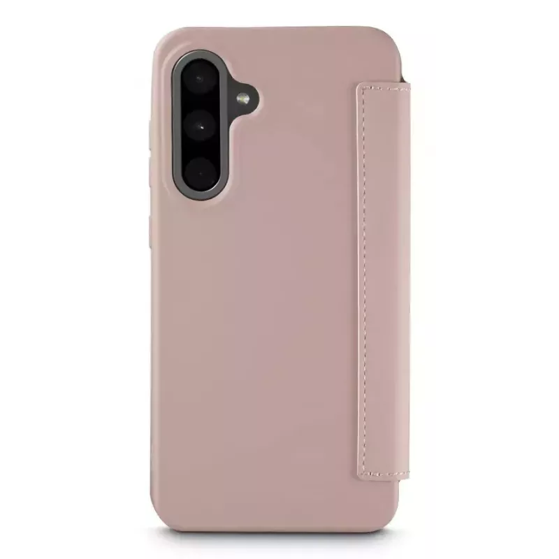 Dėklas-knygelė Hama Fantastic Feel Galaxy A36 5G 17 cm 2 kortelių kišenėlės Nude