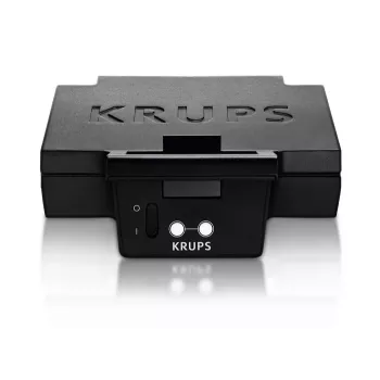 Sumuštinių keptuvė KRUPS FDK461, 850 W, juoda, kepa 4 sumuštinius, 234×265×108 mm