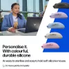 Belaidė abiem rankoms tinkama pelė HP 400 Quiet Purple — RF ir Bluetooth, 6000 DPI, 5 mygtukai, maitinama baterijomis