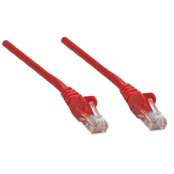 Intellinet tinklo plėsties laidas, Cat5e, 20 m, raudonas, CCA, U/UTP, PVC, RJ45, auksuoti kontaktai, nesugriebiamas, su apsaugine mova, suteikiama viso naudojimo garantija