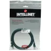 Intellinet tinklo komutacinis kabelis, Cat5e, 15 m, žalias, CCA, U/UTP, PVC, RJ45, paauksuoti kontaktai, neužkabinamas, su apsaugine mova, garantija visam eksploatavimo laikui