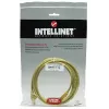 “Intellinet” tinklo komutacinis kabelis, Cat5e, 15 m, geltonas, CCA, U/UTP, PVC, RJ45, auksuoti kontaktai, bekliūvis, su apsauga, garantija visam laikui