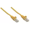 “Intellinet” tinklo komutacinis kabelis, Cat5e, 15 m, geltonas, CCA, U/UTP, PVC, RJ45, auksuoti kontaktai, bekliūvis, su apsauga, garantija visam laikui