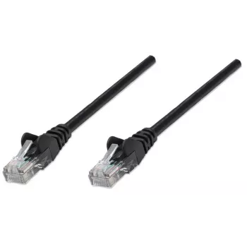 Intellinet tinklo kabelis, Cat6, 7,5 m, juodas, CCA, U/UTP, PVC, RJ45, paauksuoti kontaktai, nesikabinantis, su apsaugine mova, garantija visam laikui