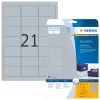 Lipnus spausdintuvo etiketės HERMA Labels A4 63.5x38.1 mm sidabrinė plėvelė blizgi