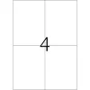 Lipnios spausdintuvo etiketės HERMA 8630 A4 105x148 mm