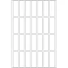 Daugiafunkcės etiketės HERMA 13x40 mm baltos matinės rankiniam užrašymui