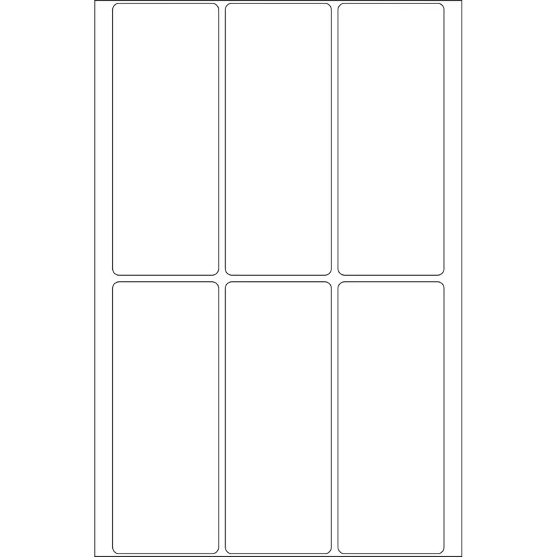 Universalios etiketės HERMA 32x82 mm baltas popierius matinis 192 vnt.