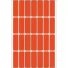 Daugiafunkcės etiketės HERMA 13x40 mm raudonos popierinės matinės rankraščio įrašymui