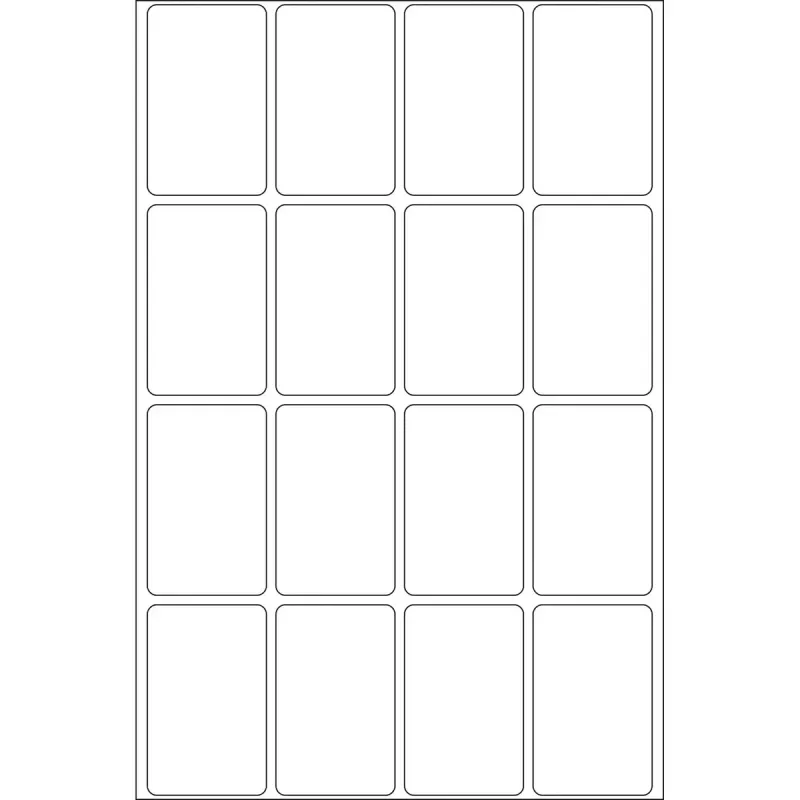 Universalios etiketės HERMA 10613 25x40 mm baltos nuimamos / perklijuojamos