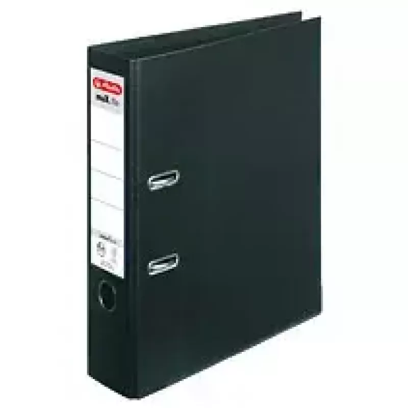Žiedinis segtuvas A4 Herlitz 10834315 Juodas