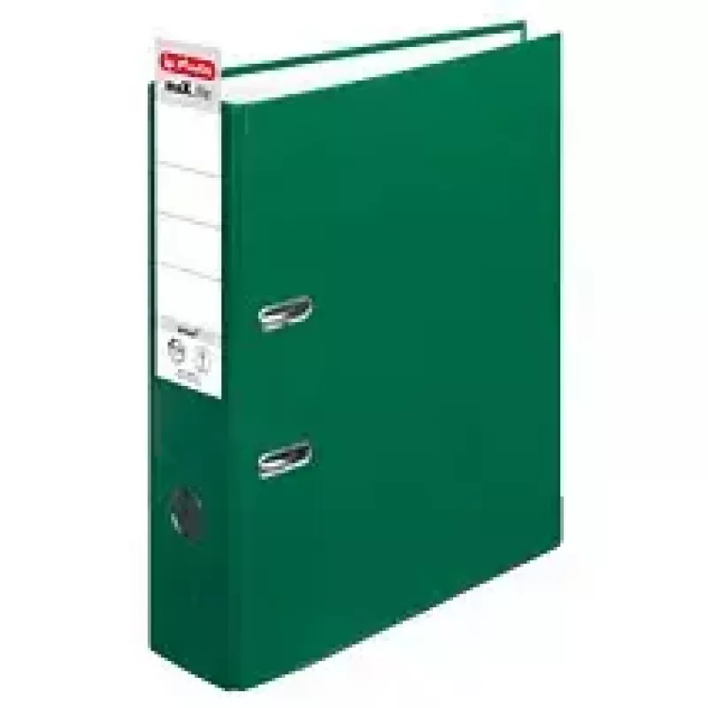 Segtuvas su žiedais Herlitz 05480504 A4 Žalias
