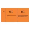 Bilietai Avery 869-10-1 100 vnt. Oranžiniai
