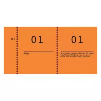 Bilietai Avery 869-10-1 100 vnt. Oranžiniai