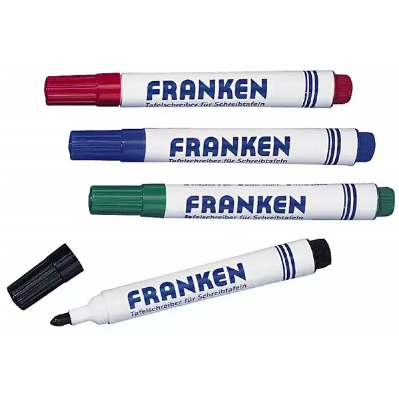 Marker Franken Z1903 4 vnt. Juoda Mėlyna Raudona
