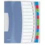 Esselte Divider Book Vivida PP 12 skirtukų, Mėlyna, Daugiaspalvė, Polivinilchloridas (PVC), A4, 266 mm, 20 mm, 320 mm