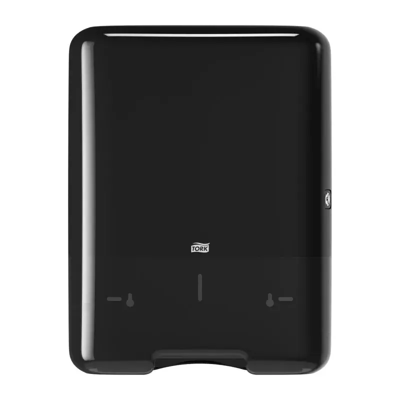 Popierinių rankšluosčių dozatorius Tork 553008, juodas