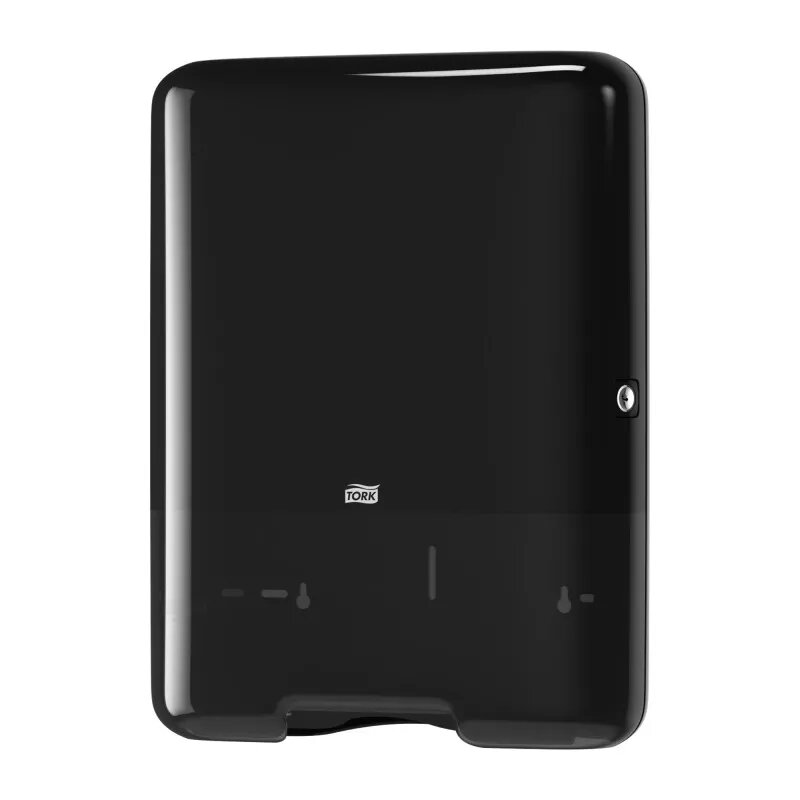 Popierinių rankšluosčių dozatorius Tork 553008, juodas