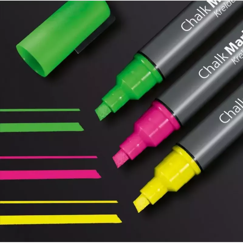 Marker Sigel GL182 Chisel tip Green Pink Geltona