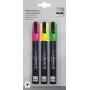 Marker Sigel GL182 Chisel tip Green Pink Geltona