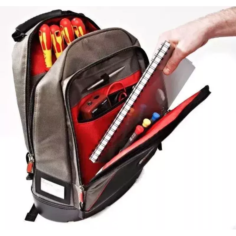 Kuprinė C.K Tools MA2635 juoda pilka raudona