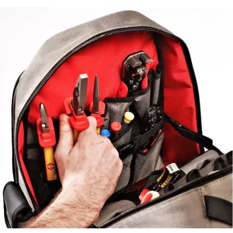 Kuprinė C.K Tools MA2635 juoda pilka raudona