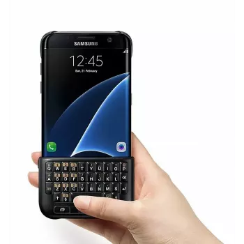 Apsauginis dėklas Samsung Galaxy S6 edge+ — juodas, skirtas 79,9 mm pločio ir 12,6 mm storio