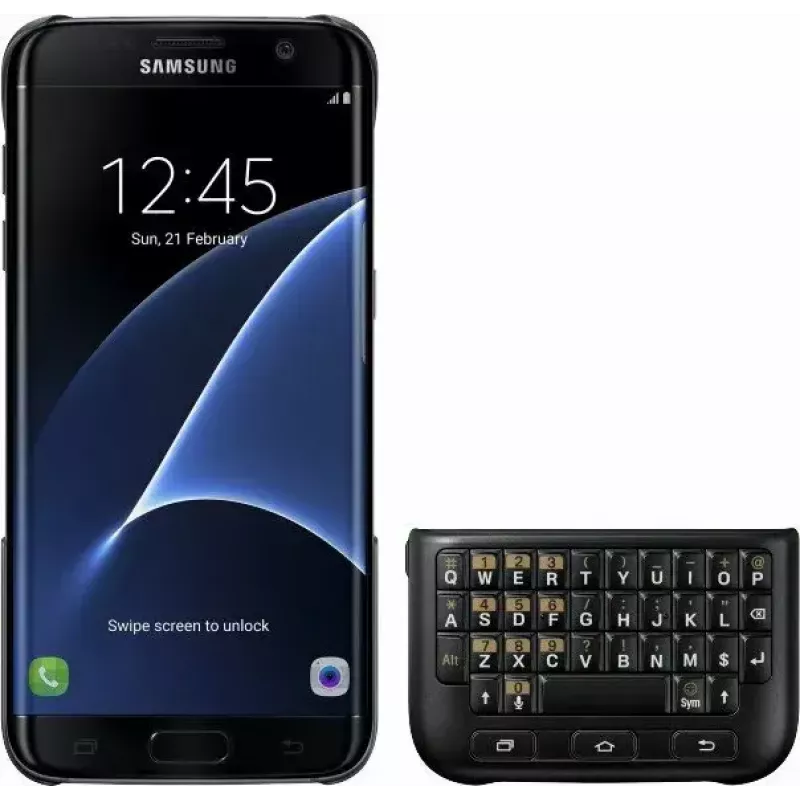 Apsauginis dėklas Samsung Galaxy S6 edge+ — juodas, skirtas 79,9 mm pločio ir 12,6 mm storio