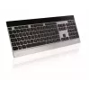 Klaviatūra Rapoo E9270P RF Wireless QWERTZ vokiška juoda sidabrinė