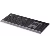 Klaviatūra Rapoo E9270P RF Wireless QWERTZ vokiška juoda sidabrinė