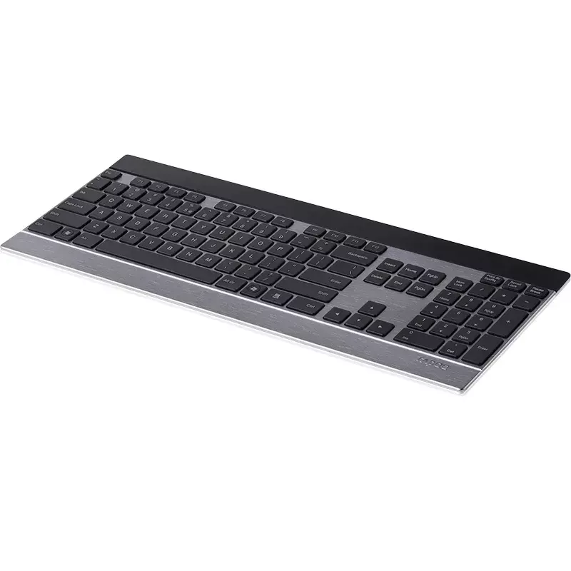 Klaviatūra Rapoo E9270P RF Wireless QWERTZ vokiška juoda sidabrinė
