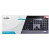 Klaviatūra Rapoo E9270P RF Wireless QWERTZ vokiška juoda sidabrinė