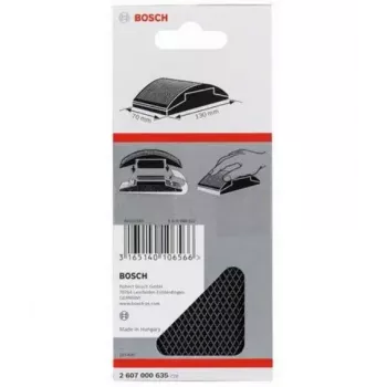 Šlifavimo blokelis Bosch 2 607 000 635 juoda guma 70x130mm