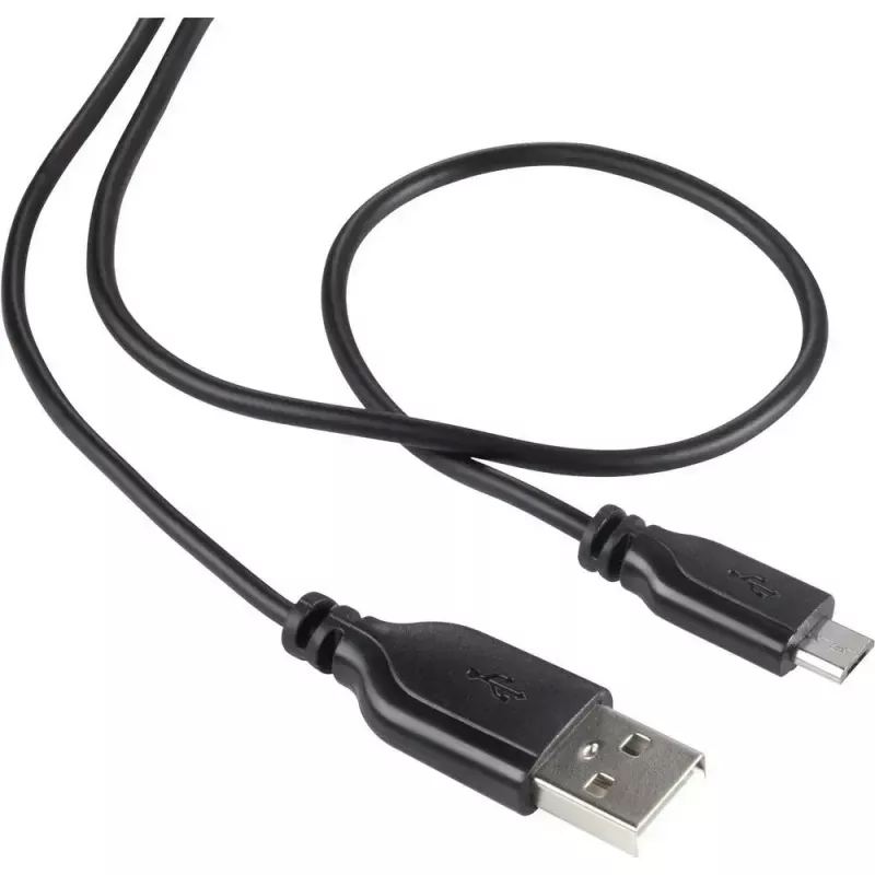 USB 2.0 duomenų laidas Renkforce RF-4032111, USB A į Micro-USB B, 1 m, juodas