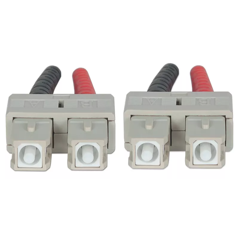Intellinet Fiber Optic komutacinis kabelis, OM3, SC/SC, 3m, Aqua, Duplex, Multimode, 50/125 µm, LSZH, Fibre, Lifetime Warranty