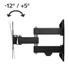 Hama 00118101 TV laikiklis/stovas 121,9 cm (48 colių) juodas