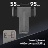 Cellularline Hug - Universalus, Mobilusis telefonas / išmanusis telefonas, Pasyvus laikiklis, Naudojimas automobilyje, Juoda