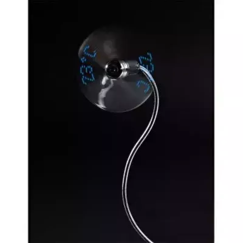 Hama 00012170 USB ventiliatorius su temperatūros ekranu, sidabrinis