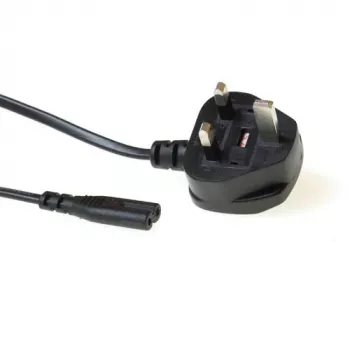 ACT maitinimo laidas UK kištukas - C7 juodas 1,8 m, 1,8 m, Maitinimo kištuko tipas G, C7 jungtis, 230 V, 2,5 A