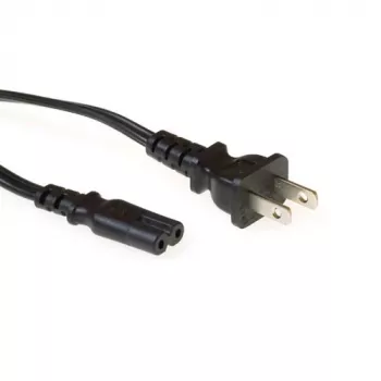 Maitinimo laidas USA kištukas ACT Powercord C7 juodas 1,8 m
