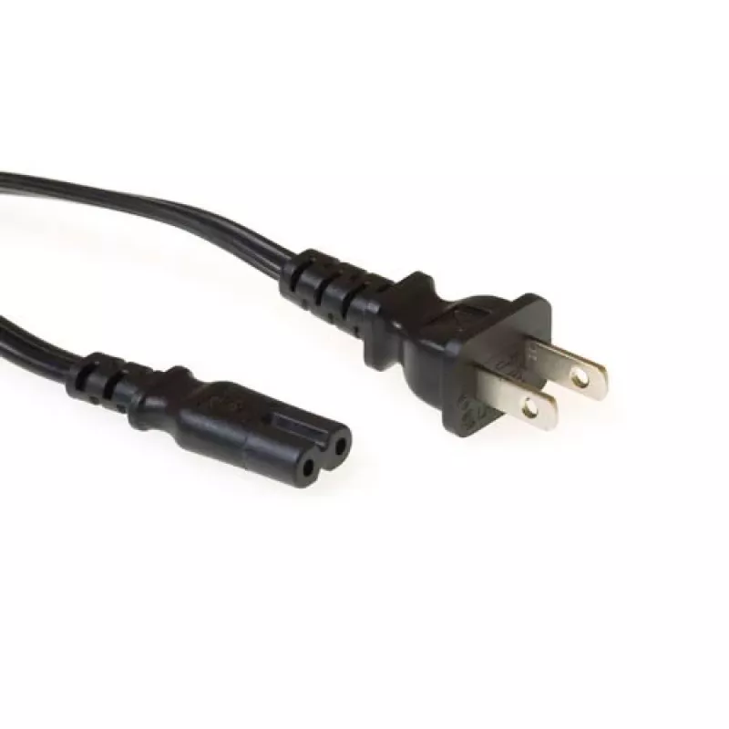 Maitinimo laidas USA kištukas ACT Powercord C7 juodas 1,8 m