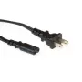 Maitinimo laidas USA kištukas ACT Powercord C7 juodas 1,8 m